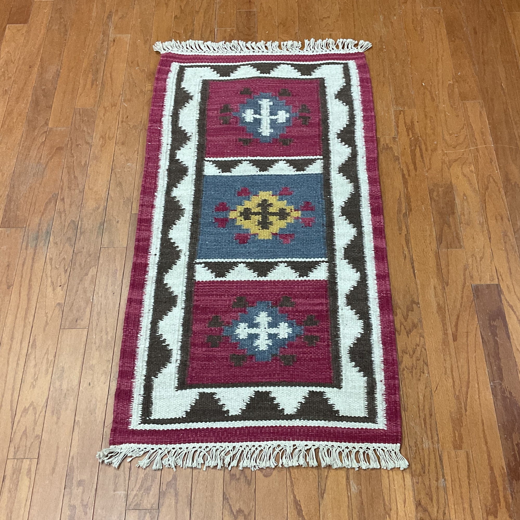 HERAT ORIENTAL Handmade Wool Kilim - 2' x 3'