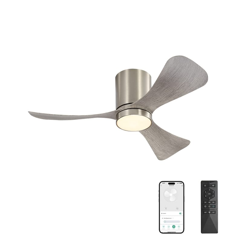 MLiAN 42 inch 3 ABS Blades Smart LED Ceiling Fan with Remote...