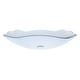 preview thumbnail 6 of 7, Miseno Oval 20" Tempered Glass Vessel Bathroom Sink