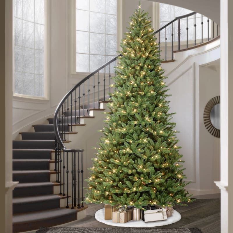 Puleo International Pre-Lit 10' Berkshire Fir Artificial Christmas Tree