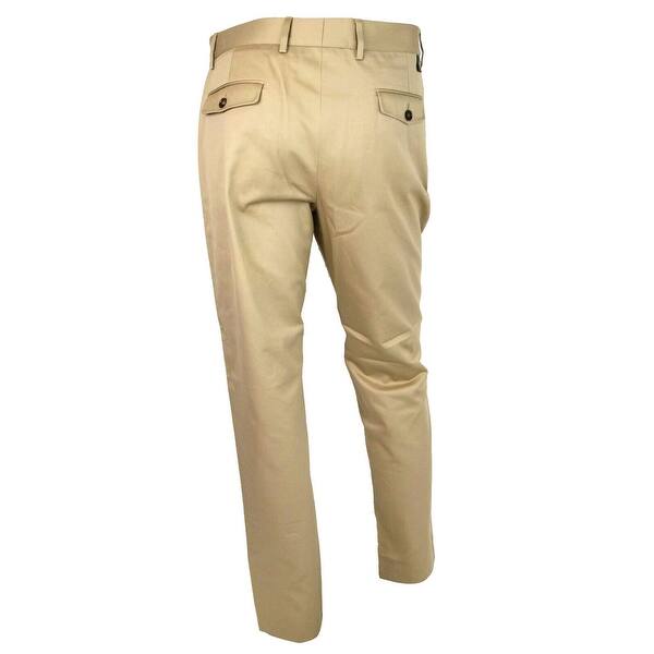 Shop Gucci Men S Light Brown Cotton Twill Pant With Bee 428512