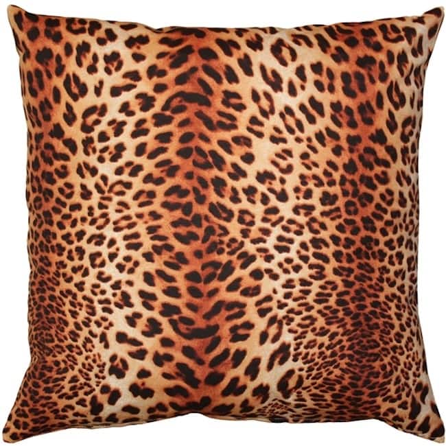 Kitsui Leopard Throw Pillow - Feather Down