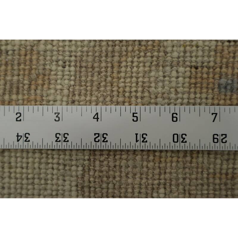 Hand Knotted Oriental 100% Wool Carpet Transitional Floral Beige & Ivories Oushak Area Rug - 12' 0'' X 8' 10''