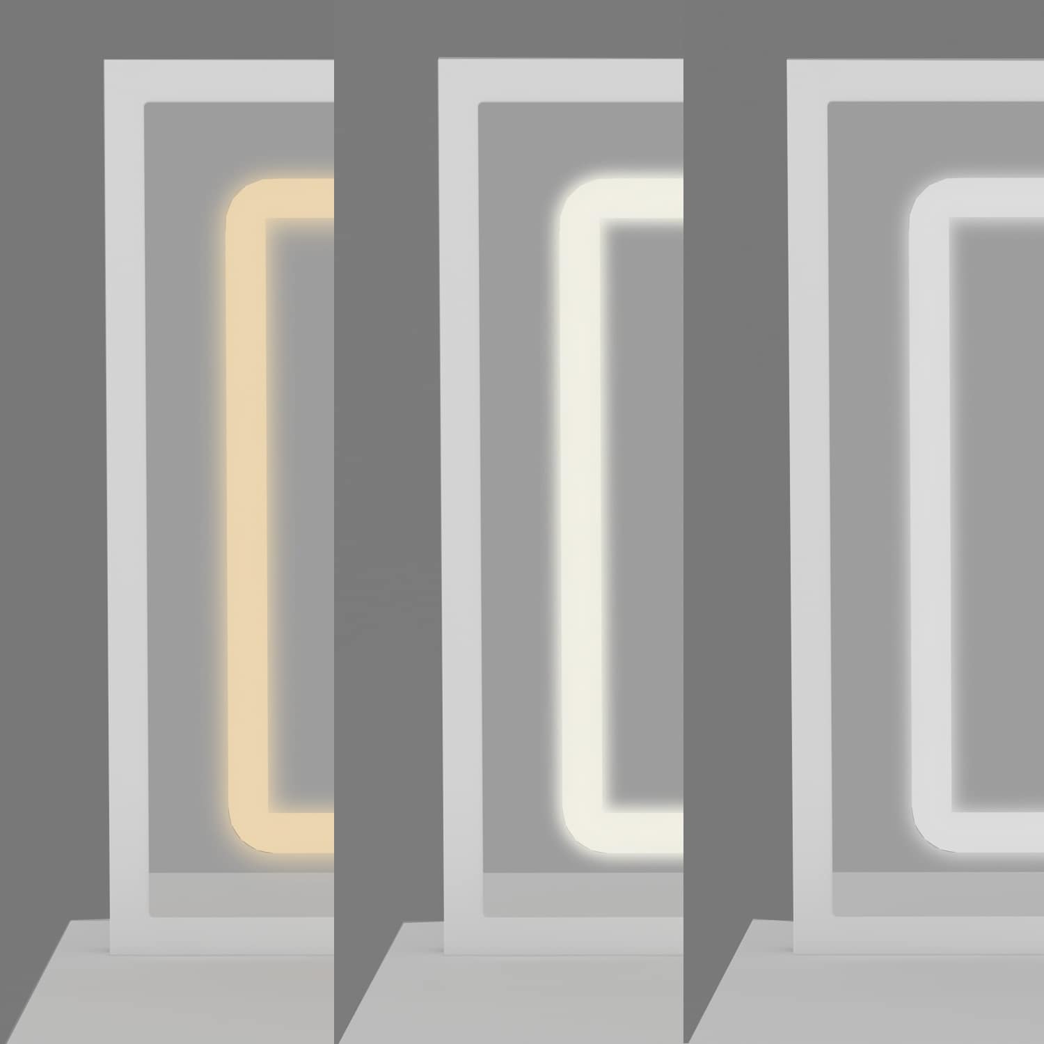 Timechee Vanity Set with Sliding Lighted Mirror and Storage-image