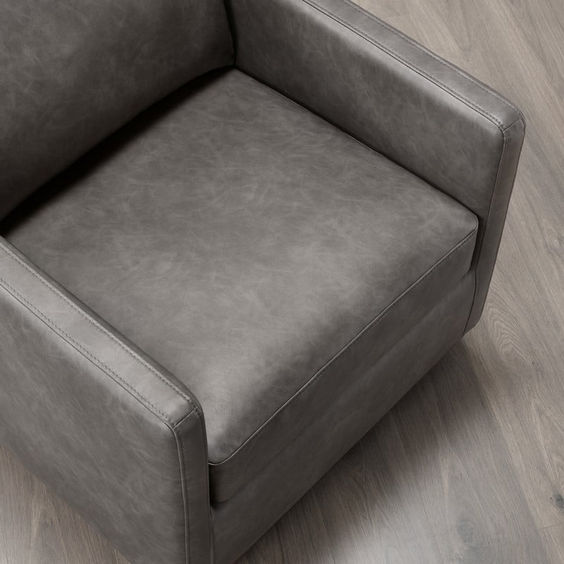 Spruce & Spring Shane Modern Swivel Accent Arm Chair