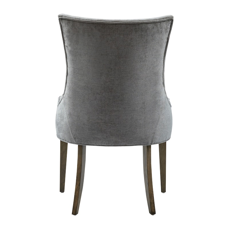 Madison Park Signature Ultra Upholstered Dining Side Chairs With Wood Legs (Set of 2) - N/A