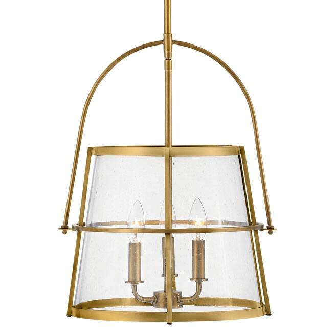 Hinkley Lighting Tournon 3 Light 15" Wide Pendant - Heritage Brass