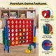 preview thumbnail 42 of 45, Costway Jumbo 4-to-Score 4 in A Row Board Game Set Outdoor Indoor Kids