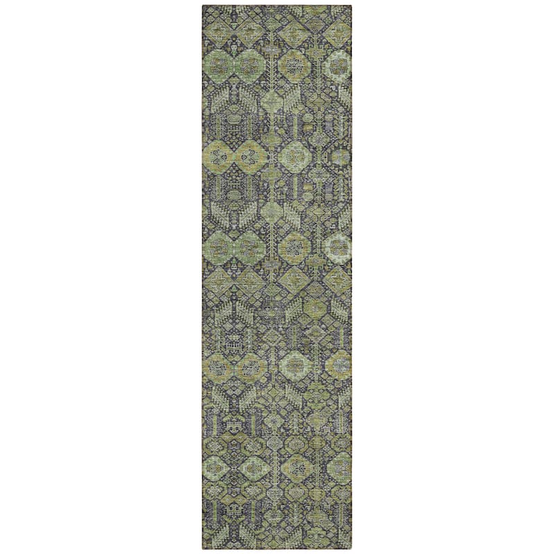 Alrimo Lush Floral Weather Resistant Classic Meets Modern Outdoor Rug