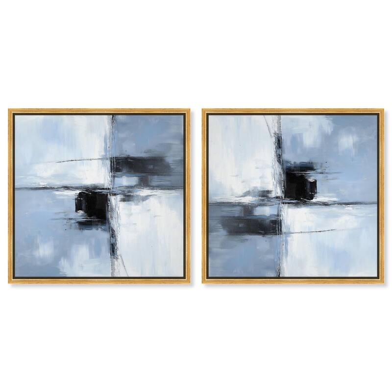 With Luxury Canvas by Art Remedy - 30" x 45" - Black