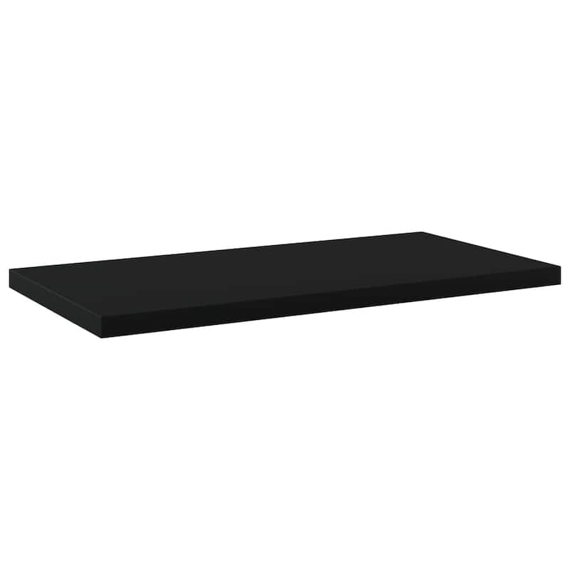 vidaXL Bookshelf Boards 8 pcs Black 15.7"x7.9"x0.6" Chipboard