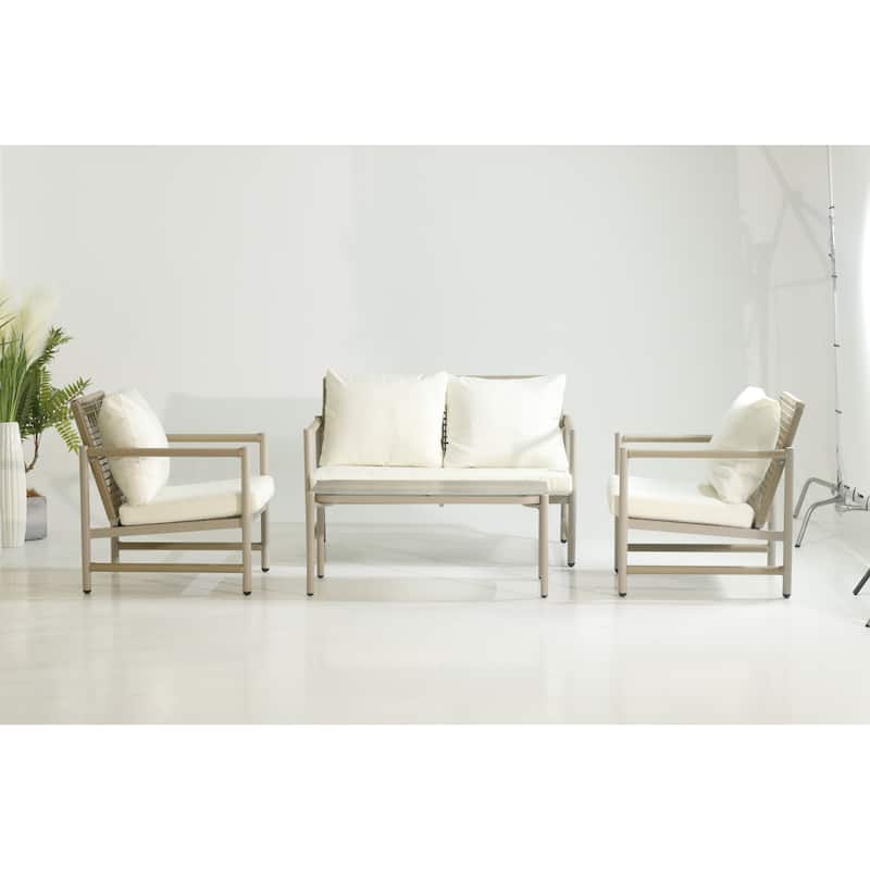 4 Pieces Patio Furniture Set