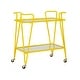 preview thumbnail 56 of 58, Rosa Mid-Century 2-Teir Rolling Metal Bar Cart
