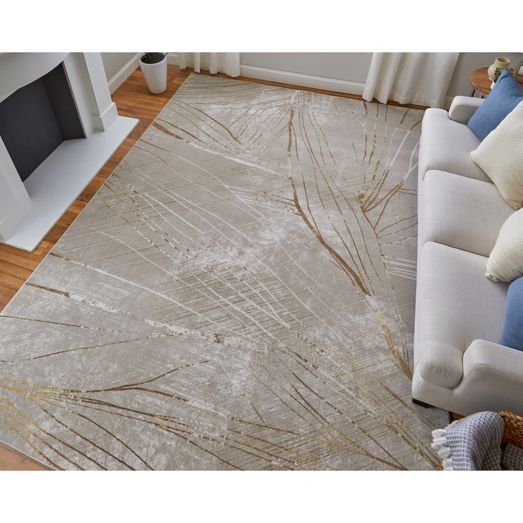 Grand Bazaar Vanhorn Machine Made Abstract Modern Area Rug