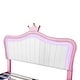 preview thumbnail 14 of 23, Queen Size Upholstered Bed Frame with LED Lights