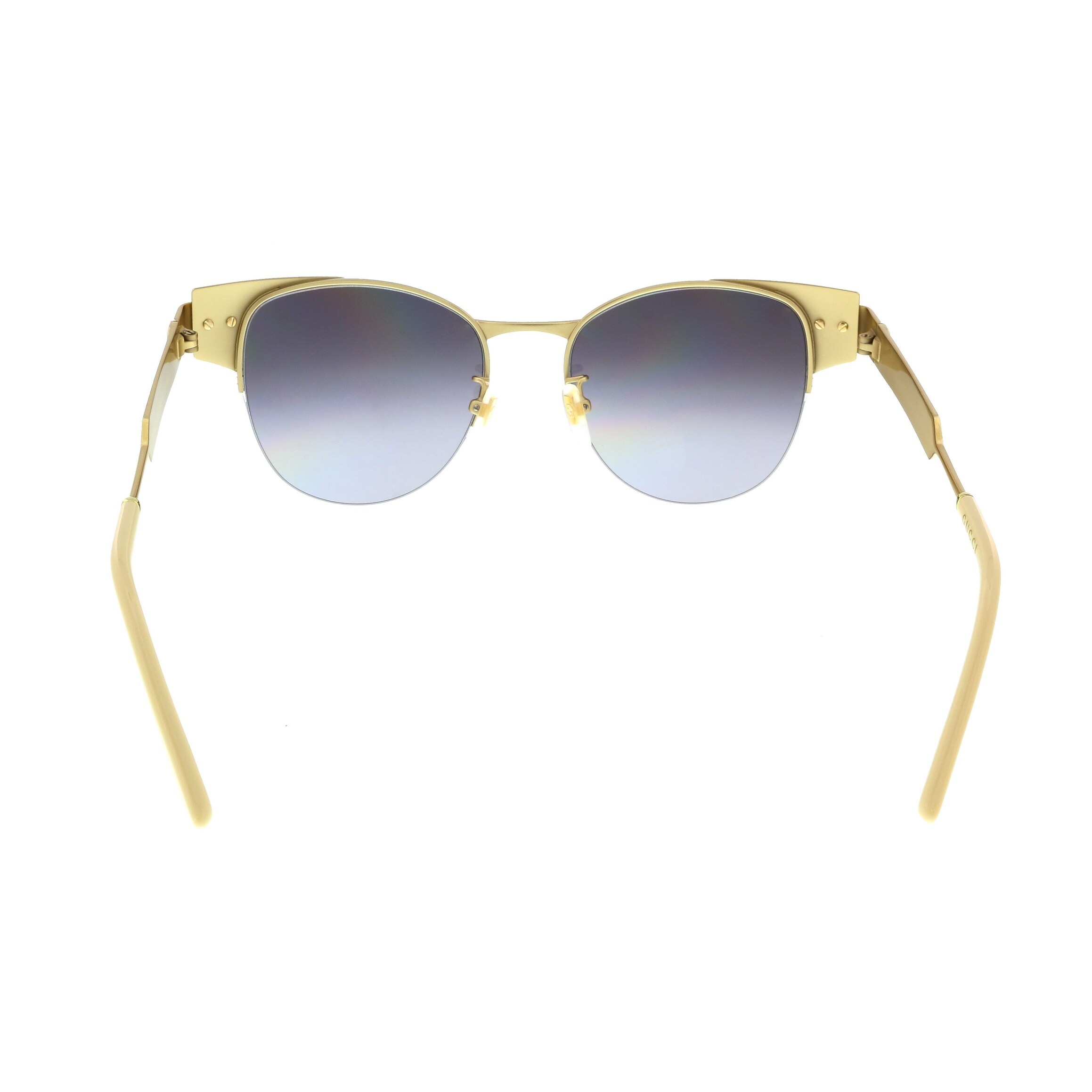 round gucci sunglasses with writing
