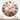 Designart "Pink Chrysanthemums Romantic Impression II" Floral Oversized Wall Clock