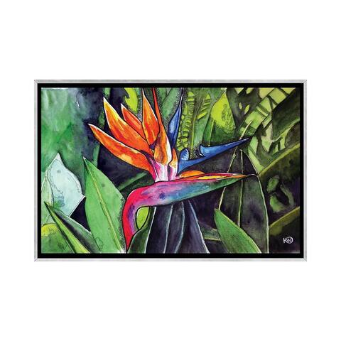 iCanvas "Bird Of Paradise II" by Kim Winberry Framed