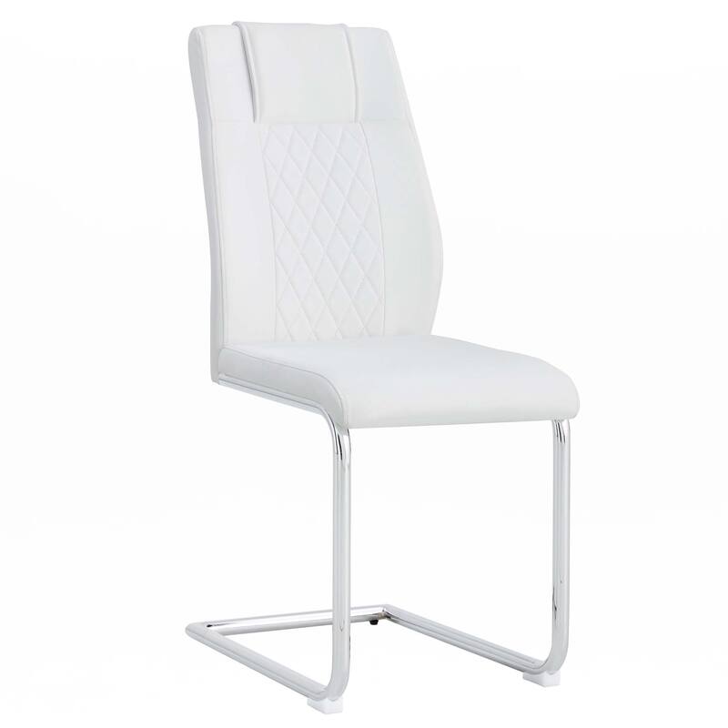 Dining Chairs with Faux Leather,Side Chairs(Set of 8)
