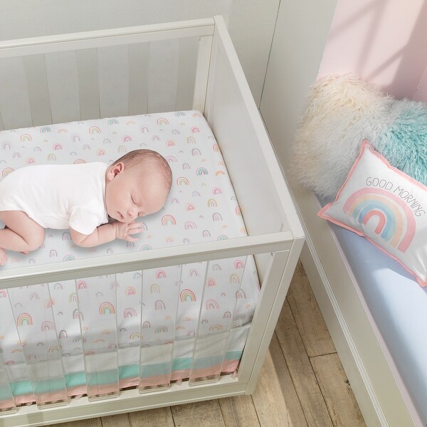 rainbow crib set