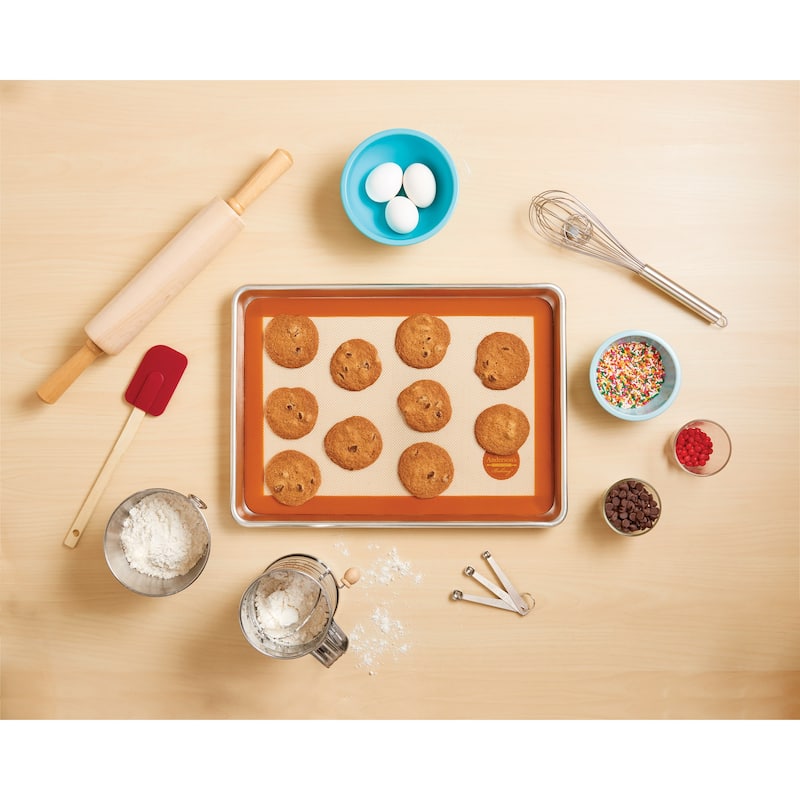Mrs. Anderson's Baking Silicone Half-Size Baking Mat, Set of 2