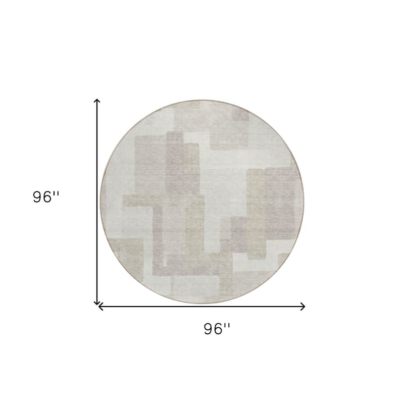 HomeRoots Abstract Transitional Rectangle Outdoor Rug