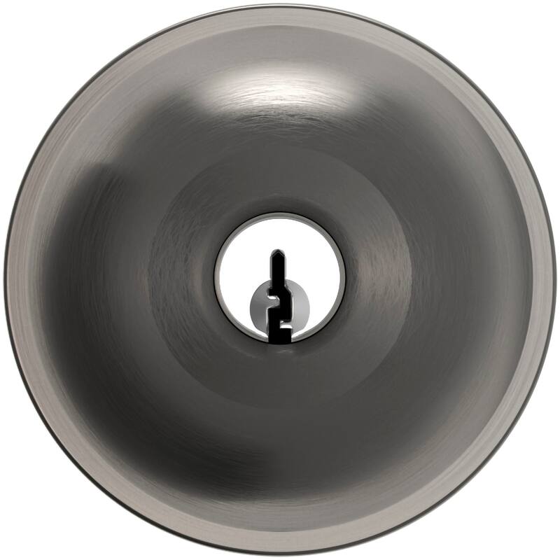 Baldwin Modern Style Keyed Entry Door Knob Set with Modern Rosette and
