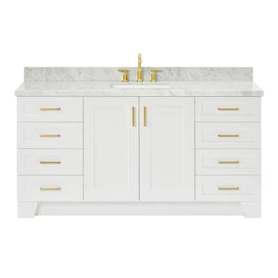 Ariel Q067SCWRVO Taylor 67" Free Standing Single Basin Vanity Set with