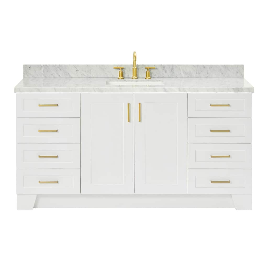 Ariel Q067SCWRVO Taylor 67" Free Standing Single Basin Vanity Set with