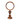 Acacia Wood Table Mirror with Carved Wood Base, Natural - 8.0"L x 5.0"W x 16.0"H