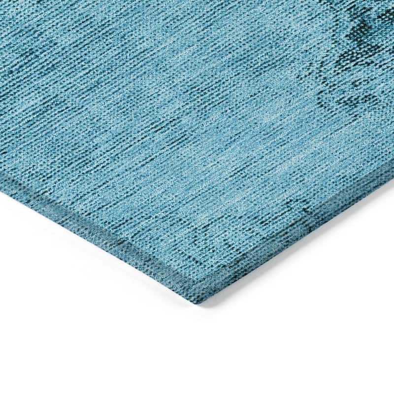 Machine Washable Indoor/ Outdoor Chantille Vintage Traditional Rug