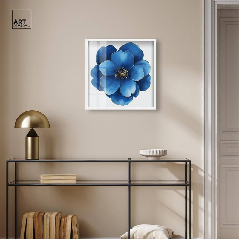 Blue Brilliance I Shadowbox by Art Remedy
