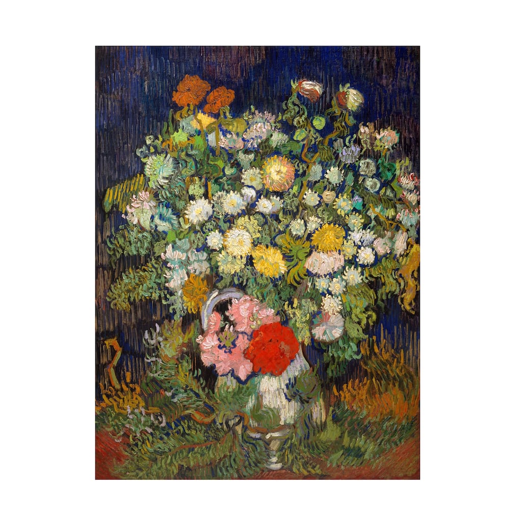 Van Gogh 'Bouquet Of Flowers In A Vase 1890' Canvas Art
