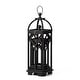 preview thumbnail 14 of 52, Glitzhome Set of 2 Wooden Church Style Decorative Lanterns Candle Holders for Wedding Mantle Entryway