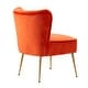 preview thumbnail 37 of 85, Haven Contemporary Velvet Upholstered Accent Chair