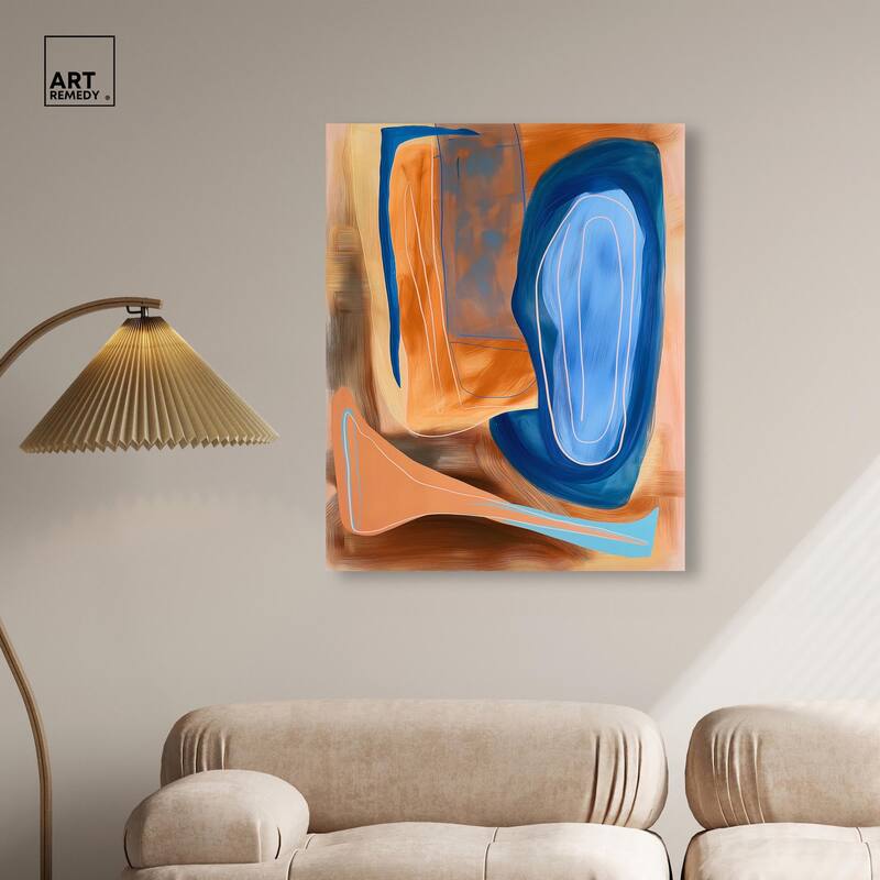 An Abstract Oil I Canvas by Art Remedy, Gallery Wrapped