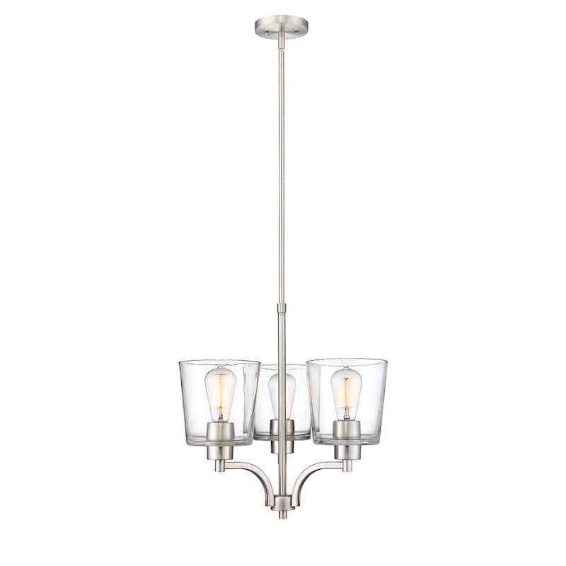 Millennium Lighting Evalon Chandelier with Clear Glass Shades