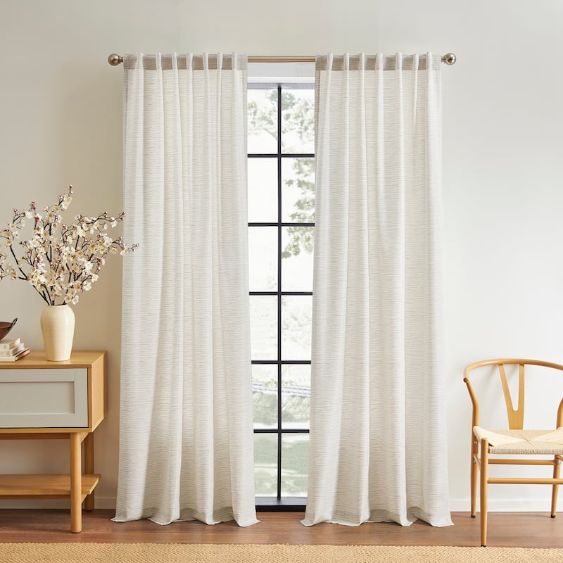 DKNY Khalipa Backtab Curtain Panel Pair - 84 Inches