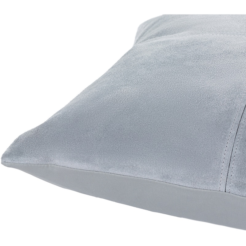 Rhiannen Suede Four Square Stiched Throw Pillow