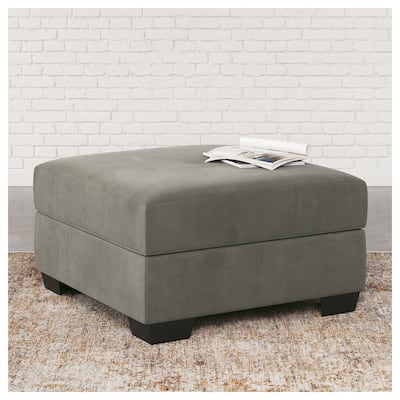 Darcy Cobblestone Grey Ottoman
