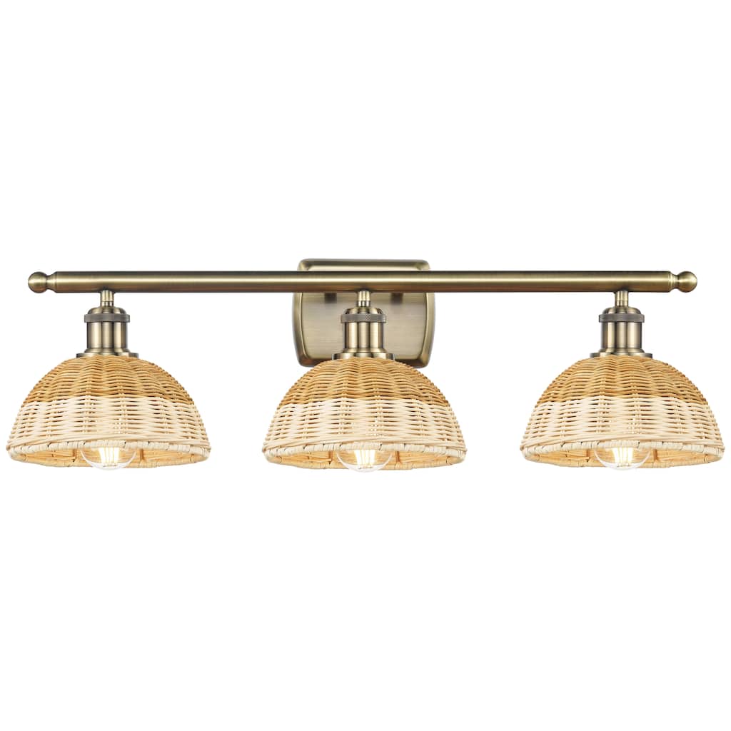 Innovations Lighting Endless Possibilities Ballston - Bristol Natural II - 3 Light 28" Bath Vanity Light