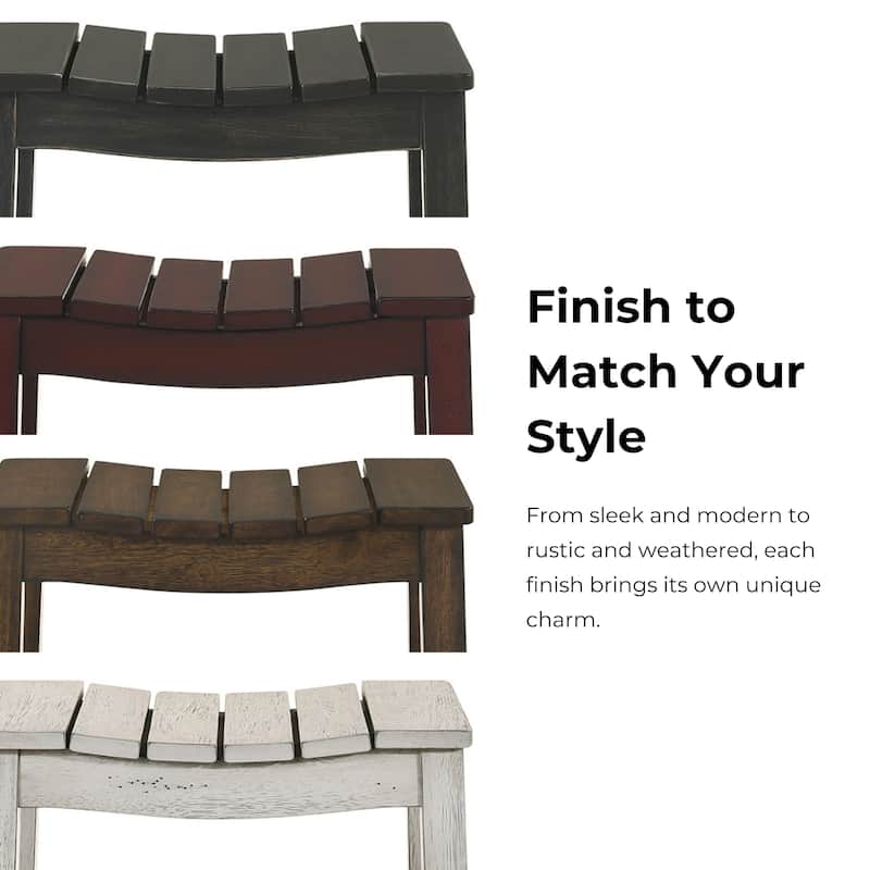 Tarala Farmhouse Counter Height Stool (Set of 2) by Furniture of America