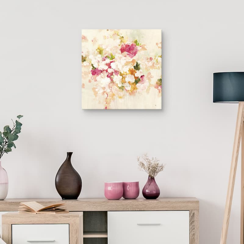 Floral Muse IV by Lisa Ridgers Canvas Art Print