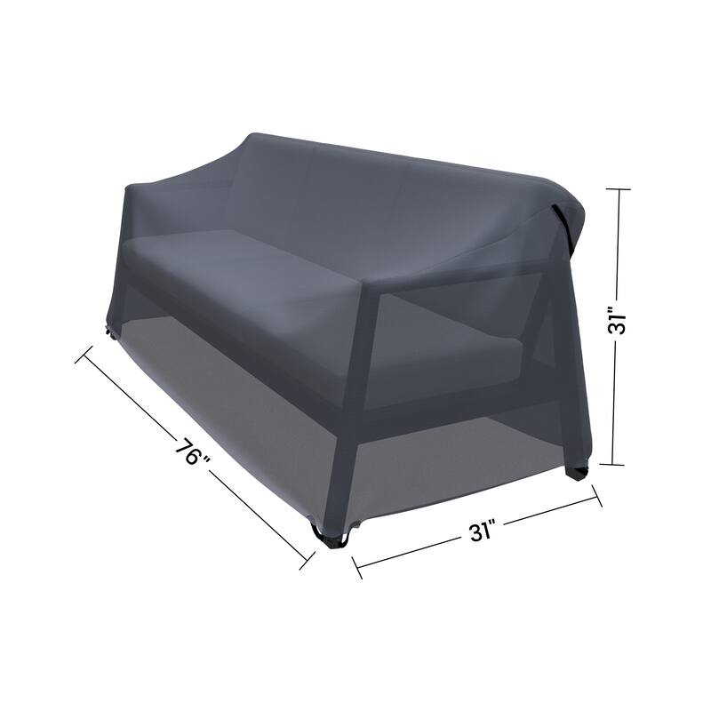 Forever Patio Aluminum Outdoor Furniture Waterproof Sofa Cover - 31 x 76 x 31