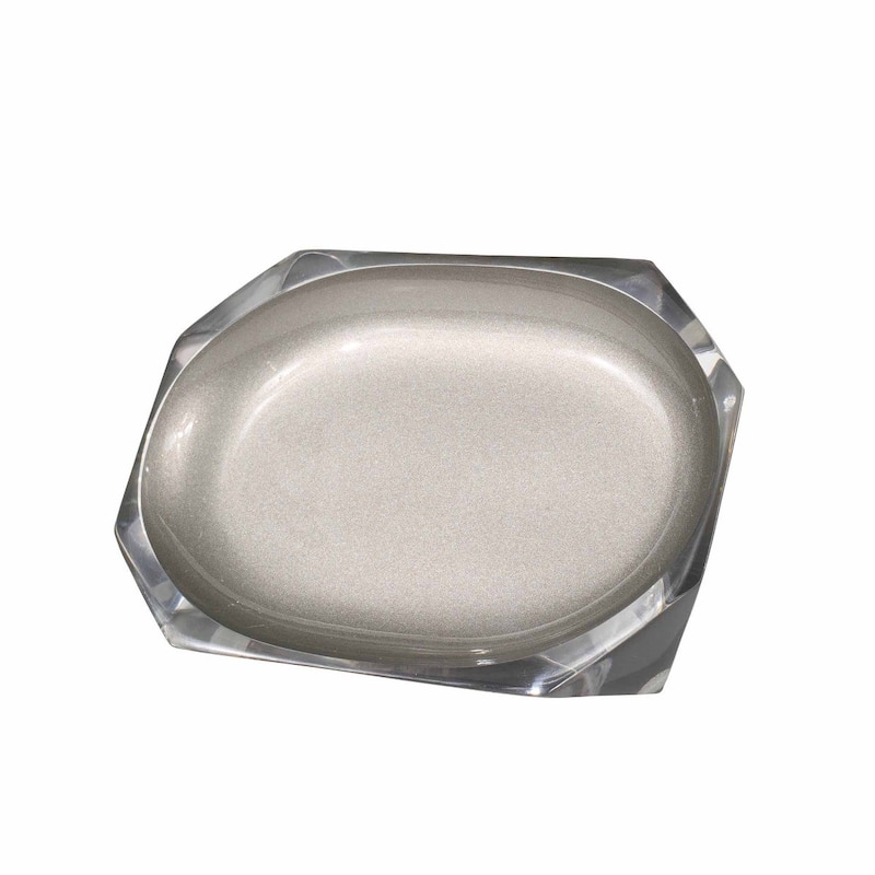 Sparkles Home Faceted Soap Dish - Gray