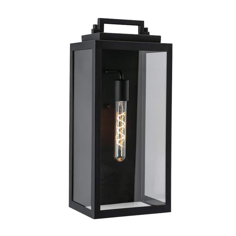 AFX KANW0919MB Kansas 19" Tall Outdoor Wall Sconce - Black