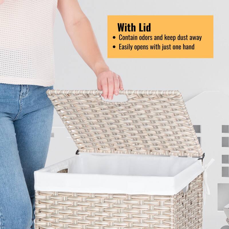 GDFStudio - Ethan Monroe Laundry Hamper Set - Versatile and Stylish Storage Solution