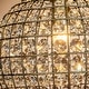 preview thumbnail 11 of 13, DancyHome 1/3-Light Retro Antique Bronze Crystal Globe Chandelier Small Sphere Pendant Light
