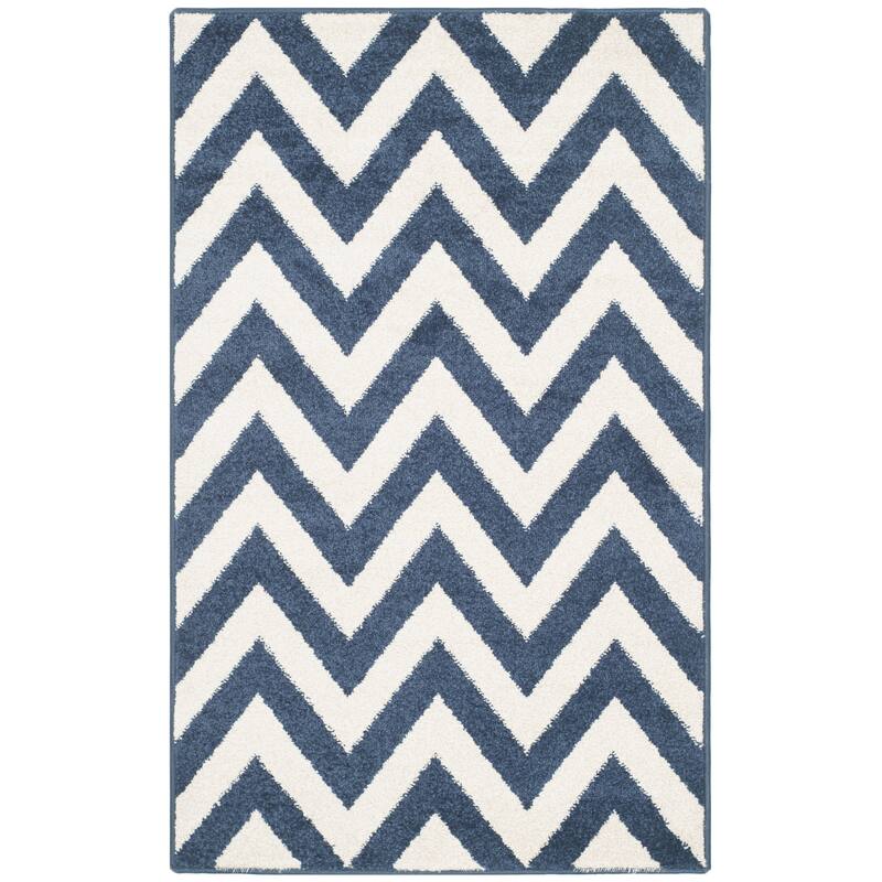 SAFAVIEH Amherst Rinny Modern Rug - 2'6" x 4' - Navy/Beige