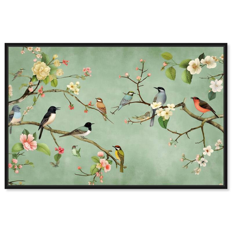 Restful View Canvas by Art Remedy - Black - 24" x 16"